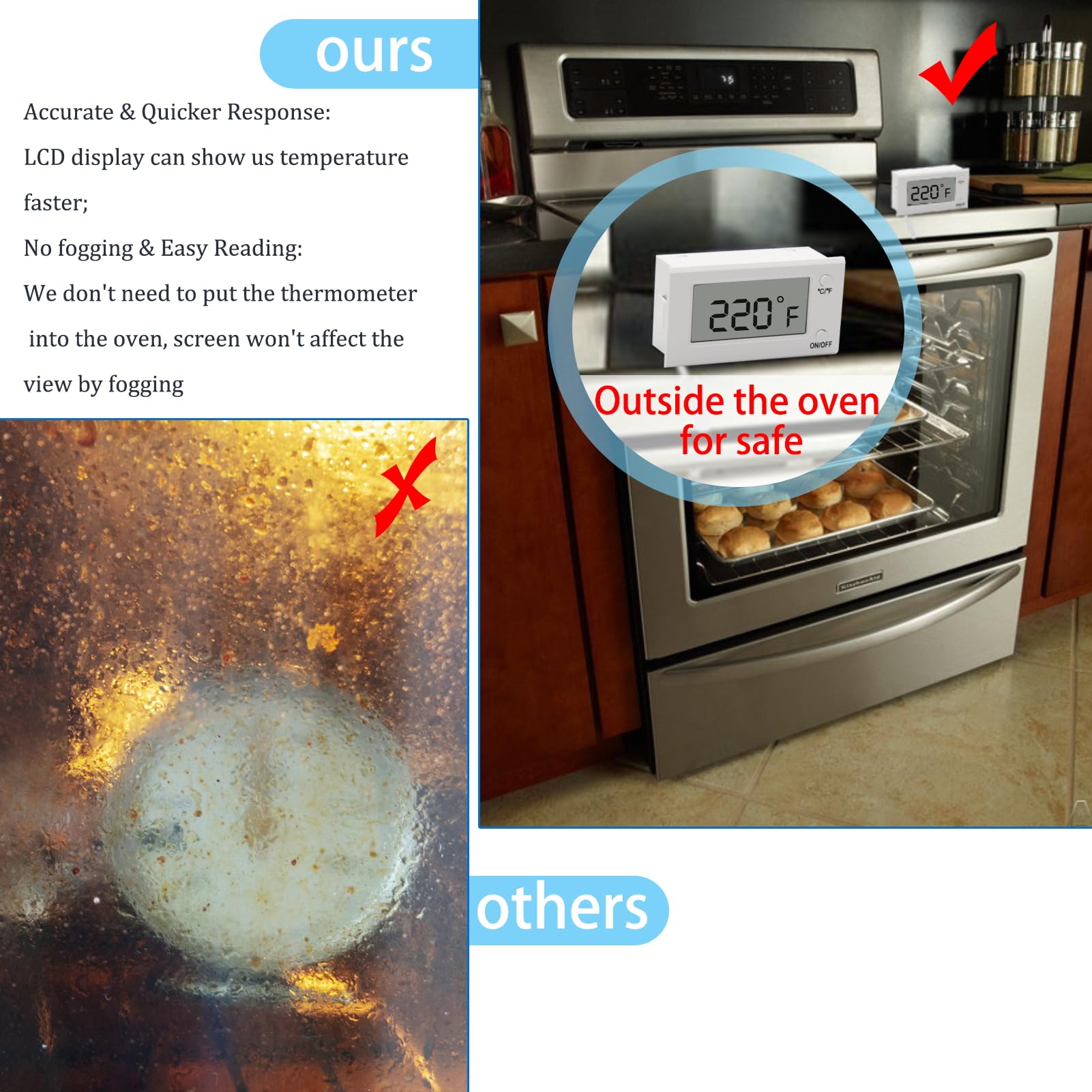 Hotloop transmisor inalámbrico con conexión estable para cocinar con precisión.