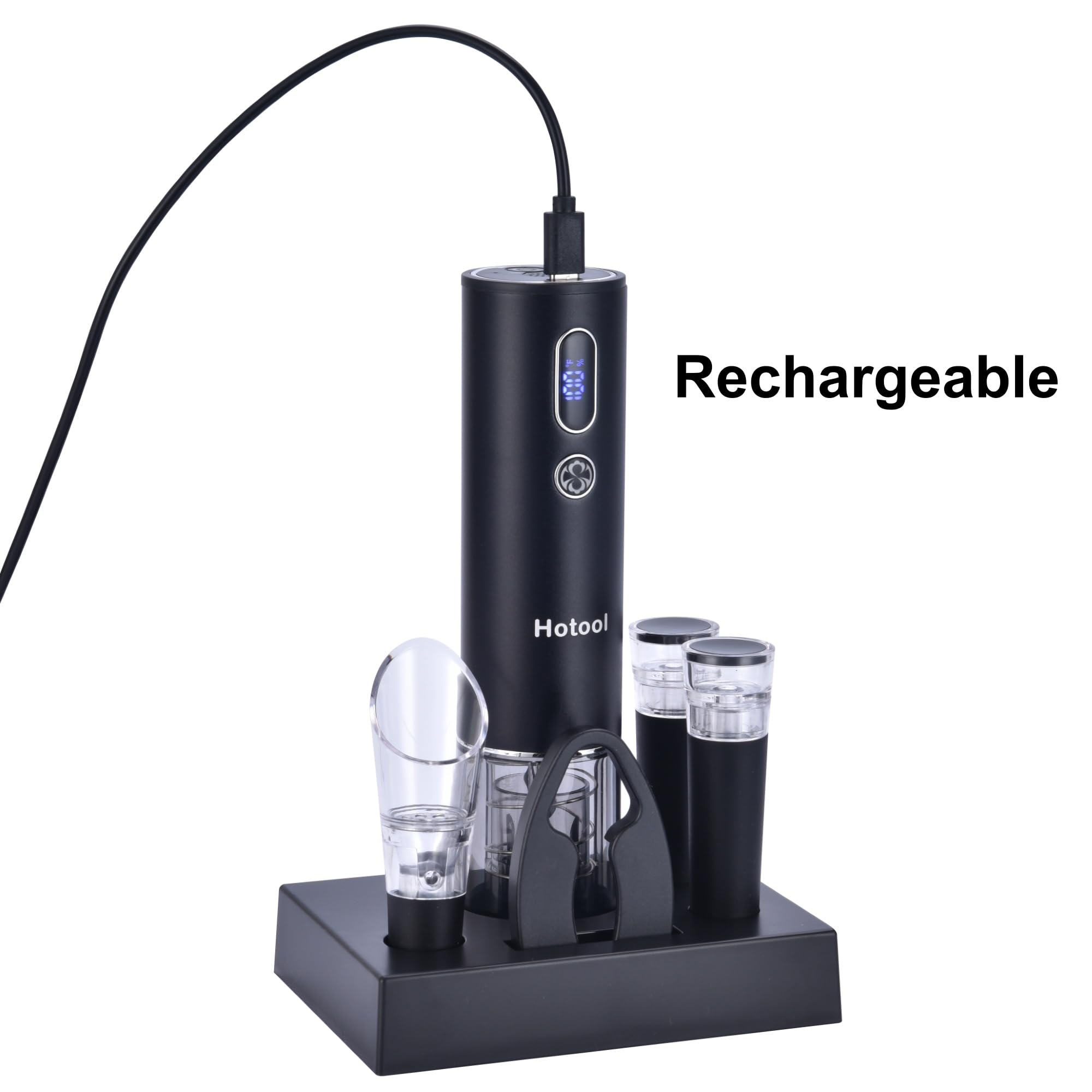 Hotool batería recargable para múltiples botellas por carga