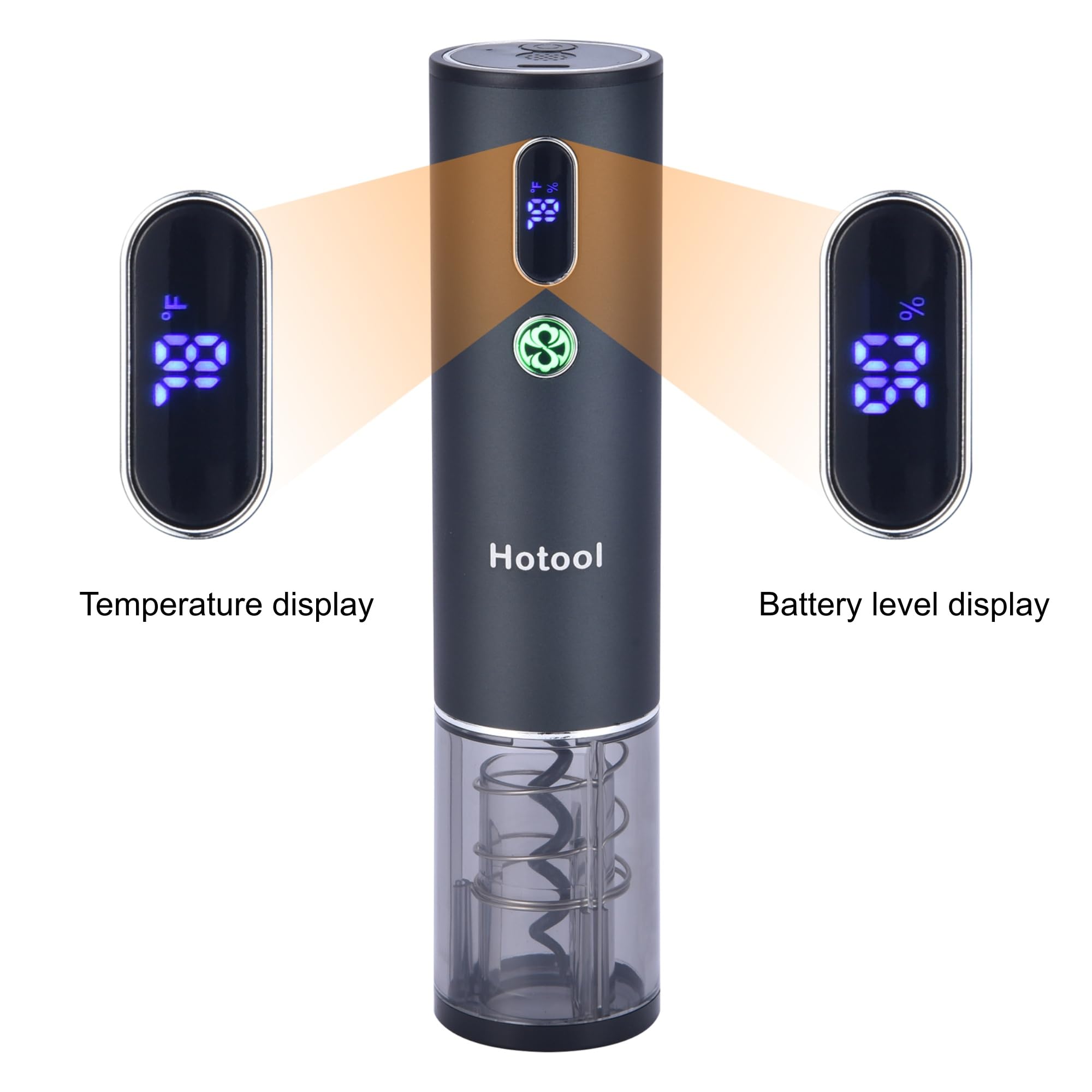 Hotool Tapón de vacío: mantiene la frescura entre copas.
