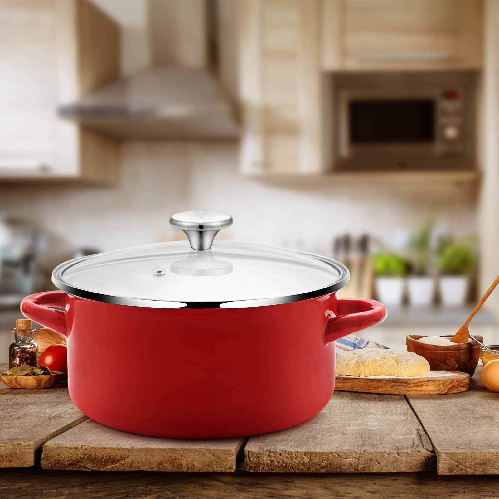 Paquete Hotop de repuestos para pomo de tapa de olla esmaltada.
