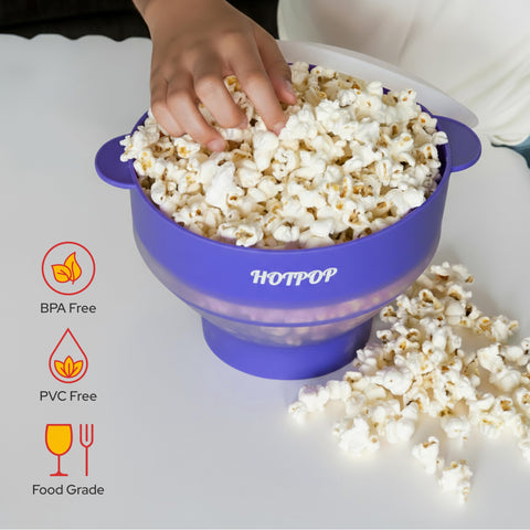 Hotpop apto para lavavajillas sin BPA, proceso de limpieza rápido.
