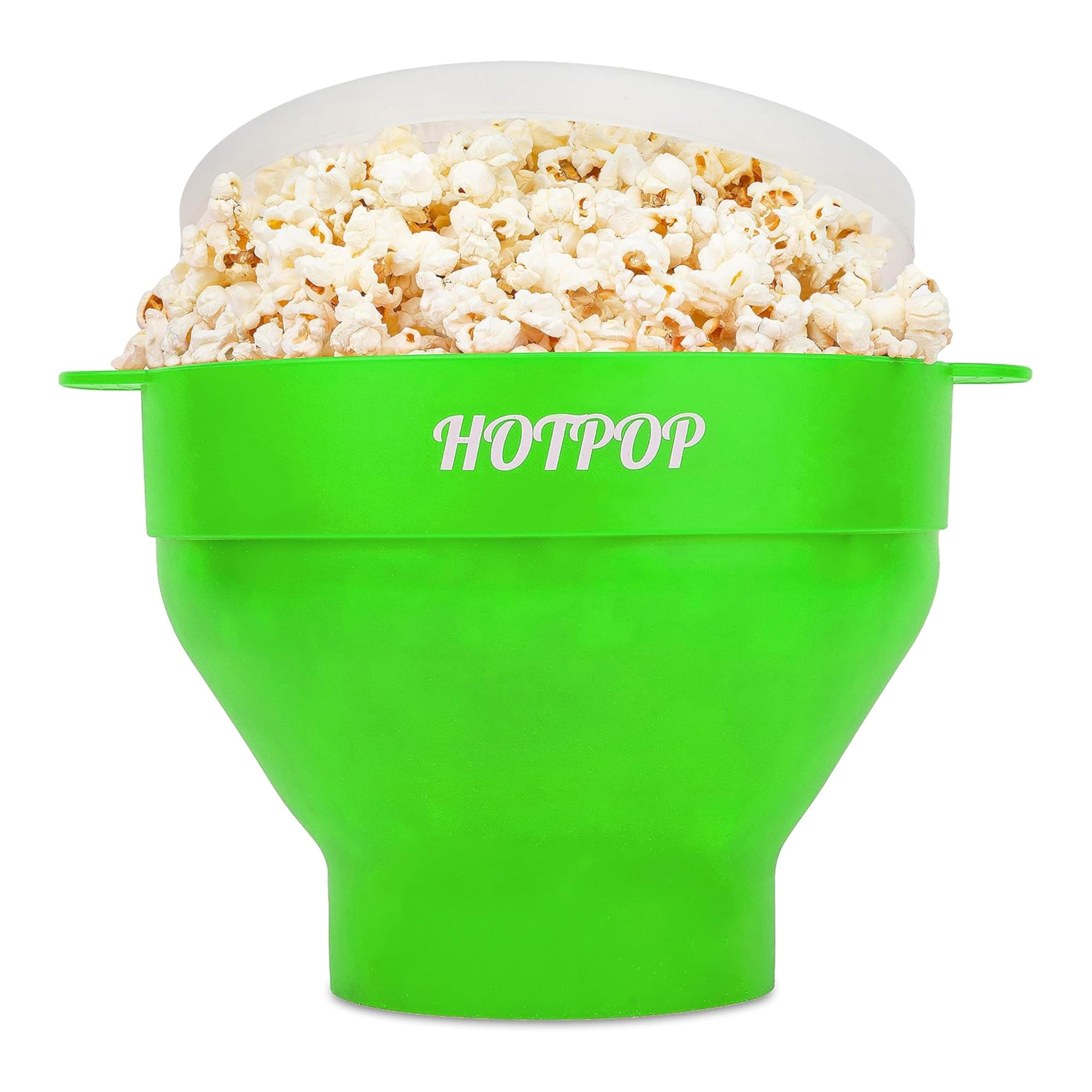 Hotpop bol palomitas de silicona para microondas, cocción uniforme y fácil manejo.