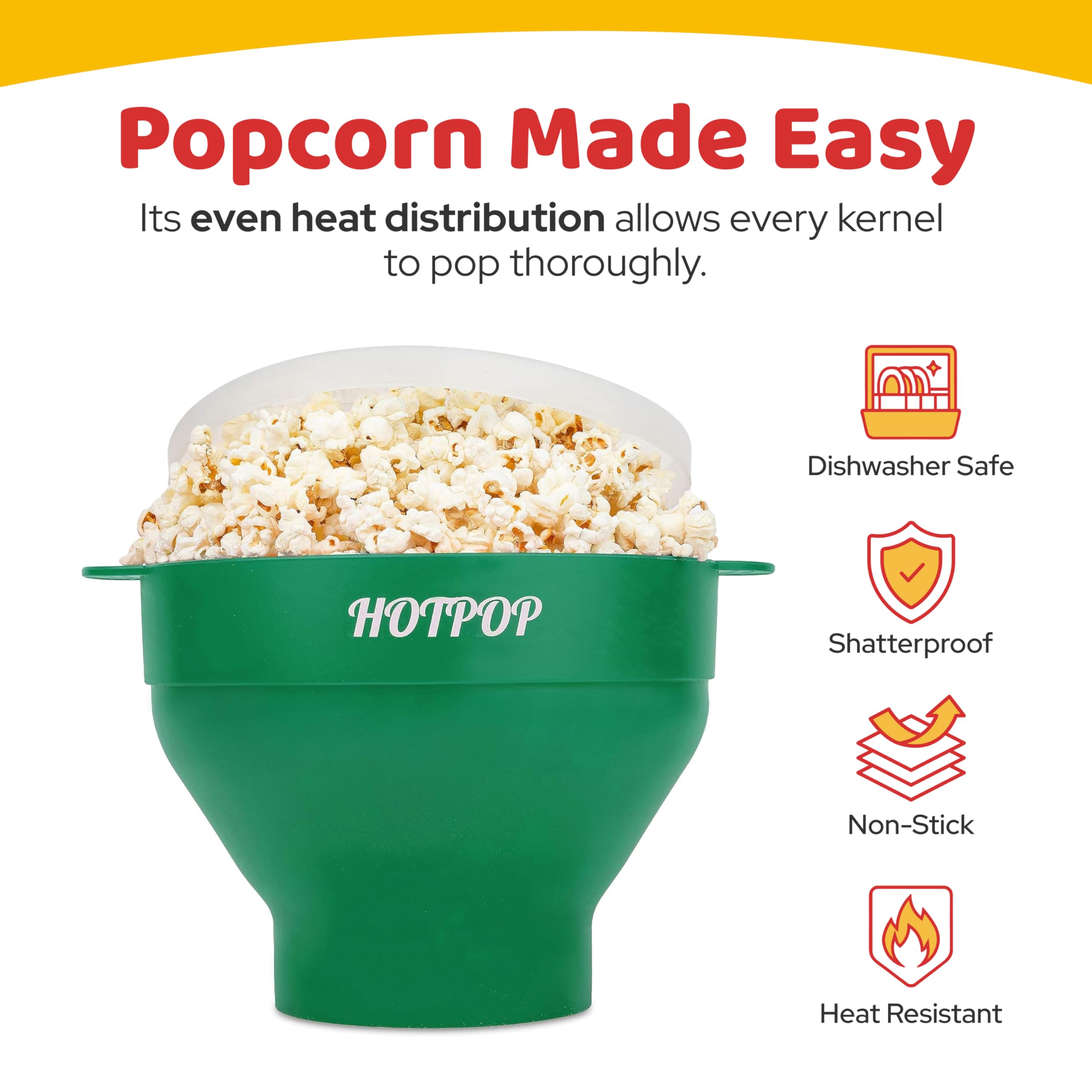 HOTPOP capacidad 15 tazas de palomitas para reuniones