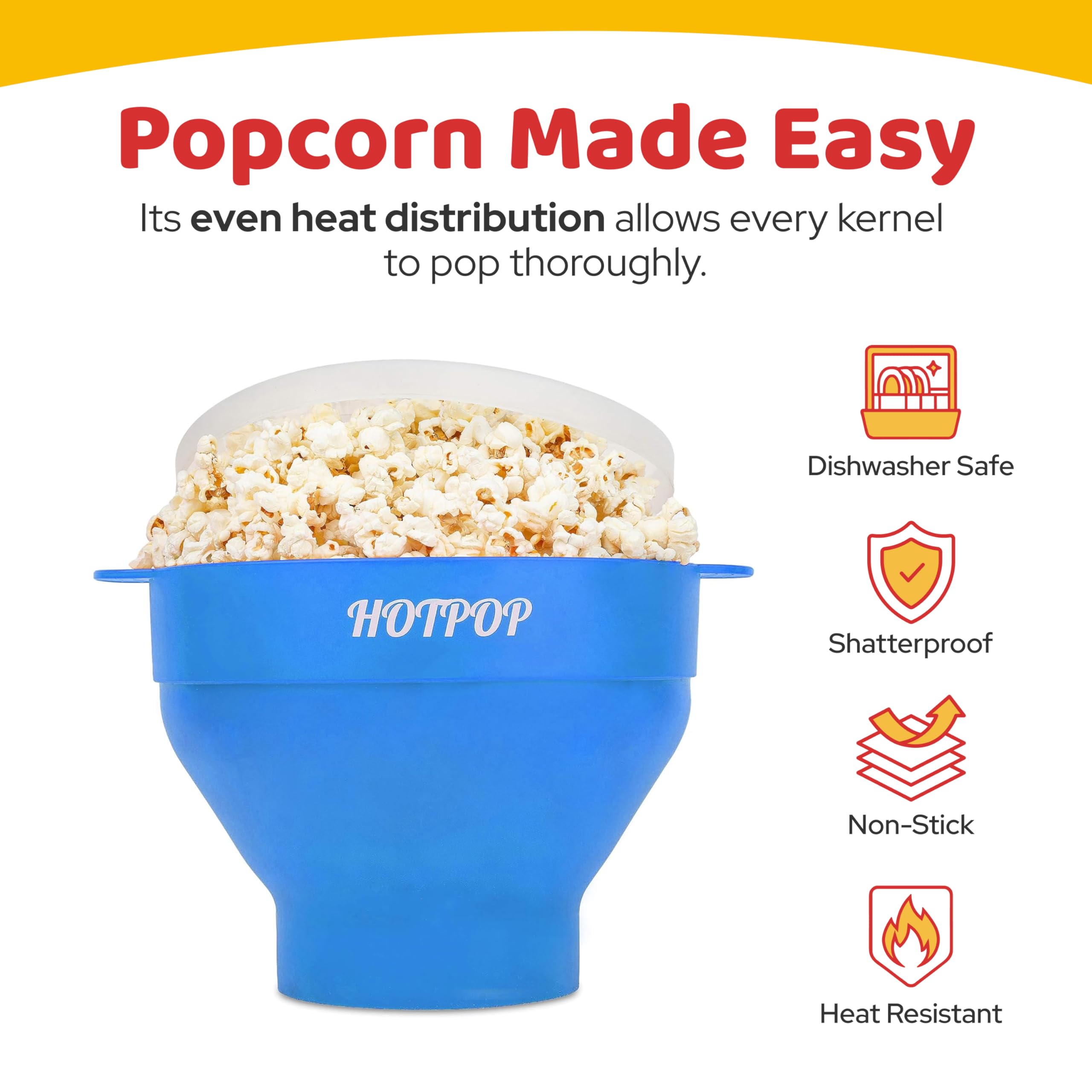 HOTPOP capacidad para 15 tazas, perfecta para la familia