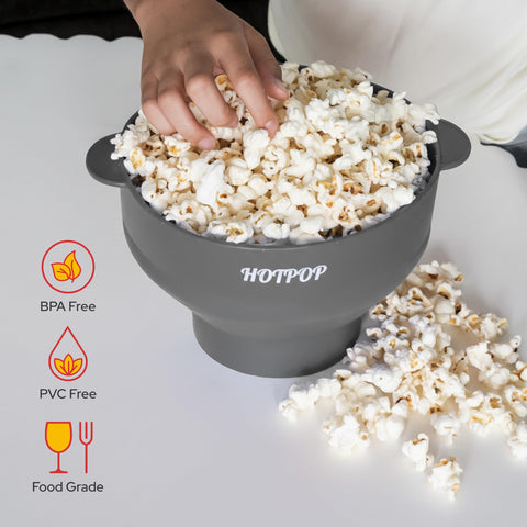 Hotpop color gris palomitas aporta estilo moderno en la cocina.