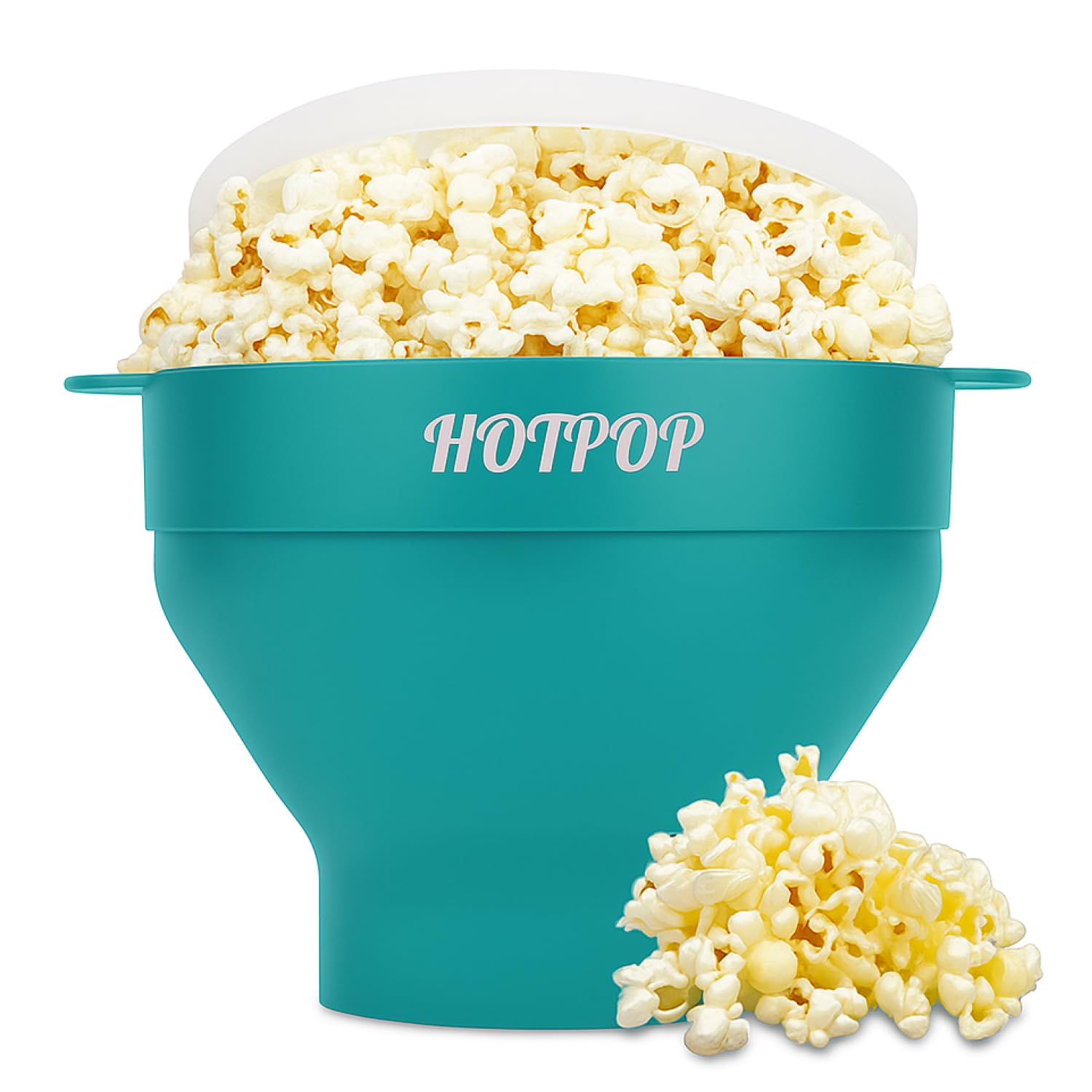 HOTPOP cuenco palomitas silicona abierto para palomitas rápidas