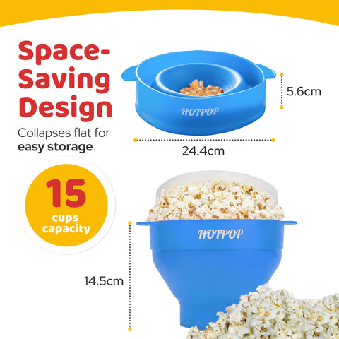HOTPOP olla plegable de silicona, almacenamiento compacto