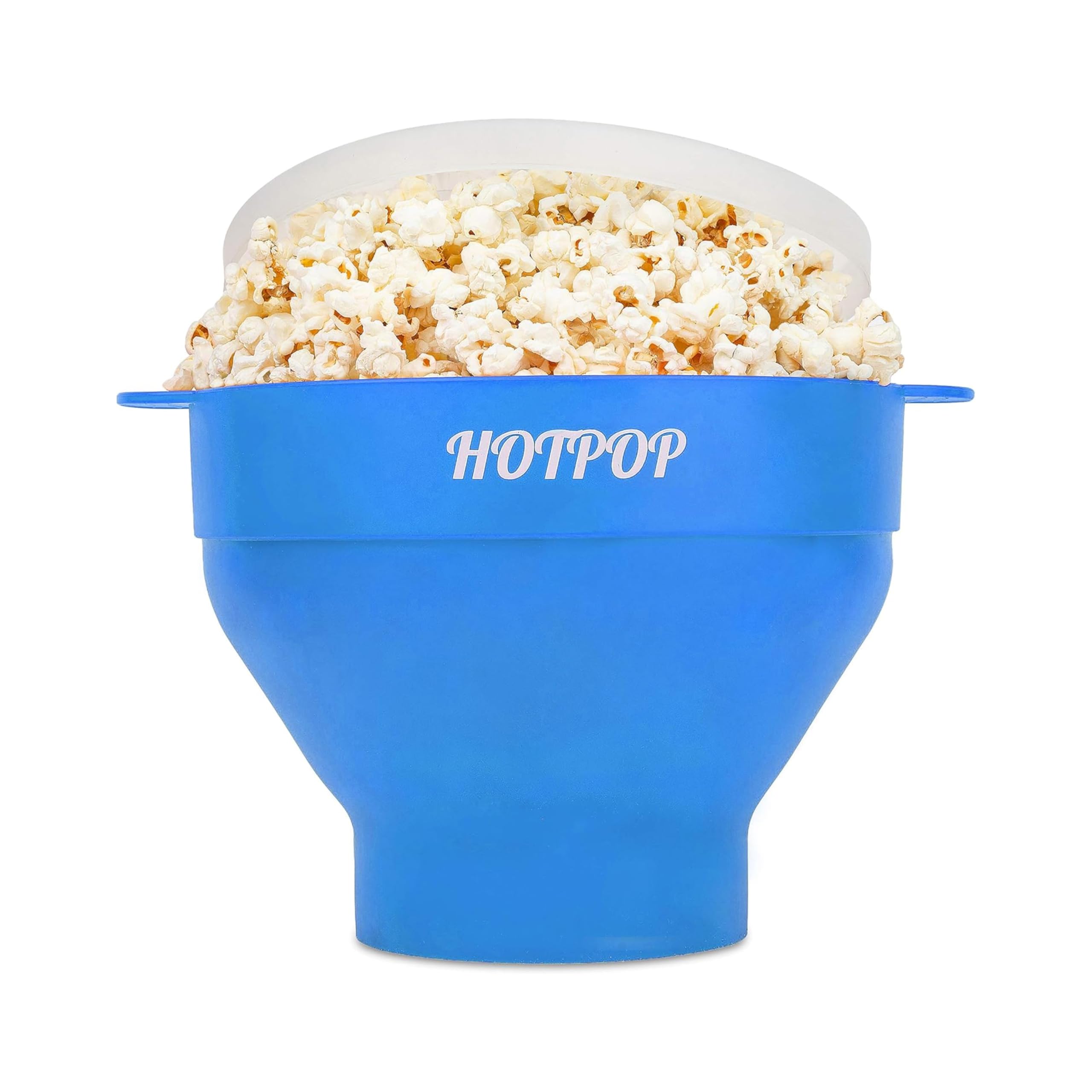 HOTPOP palomitas de microondas, cuenco azul, ideal para cine en casa