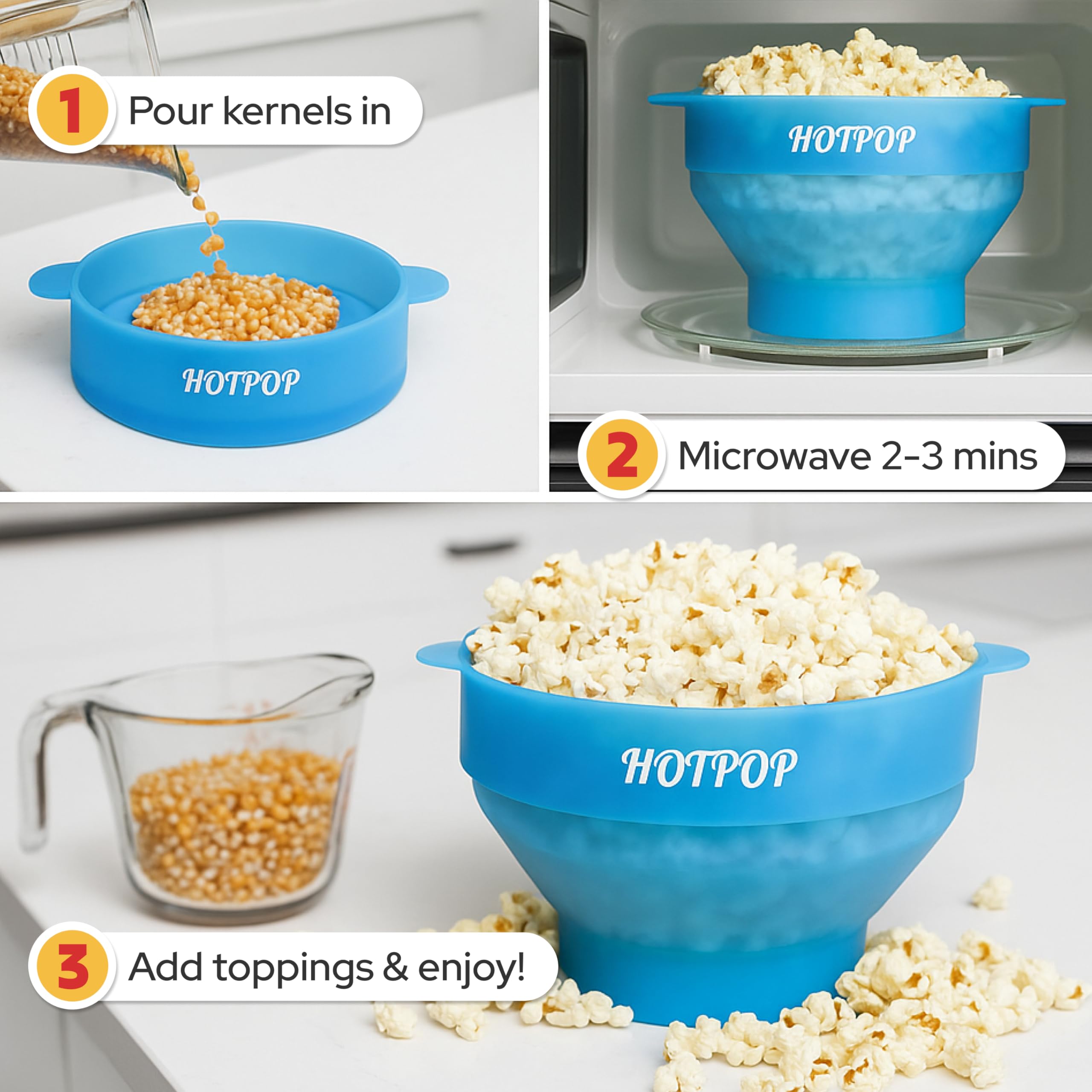 HotPOP palomitero de 15 tazas, ideal para reuniones familiares