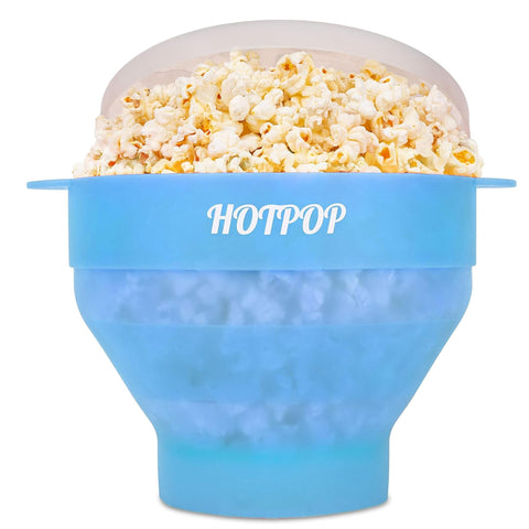 HotPOP palomitero de microondas en silicona colapsable para guardarlo fácilmente