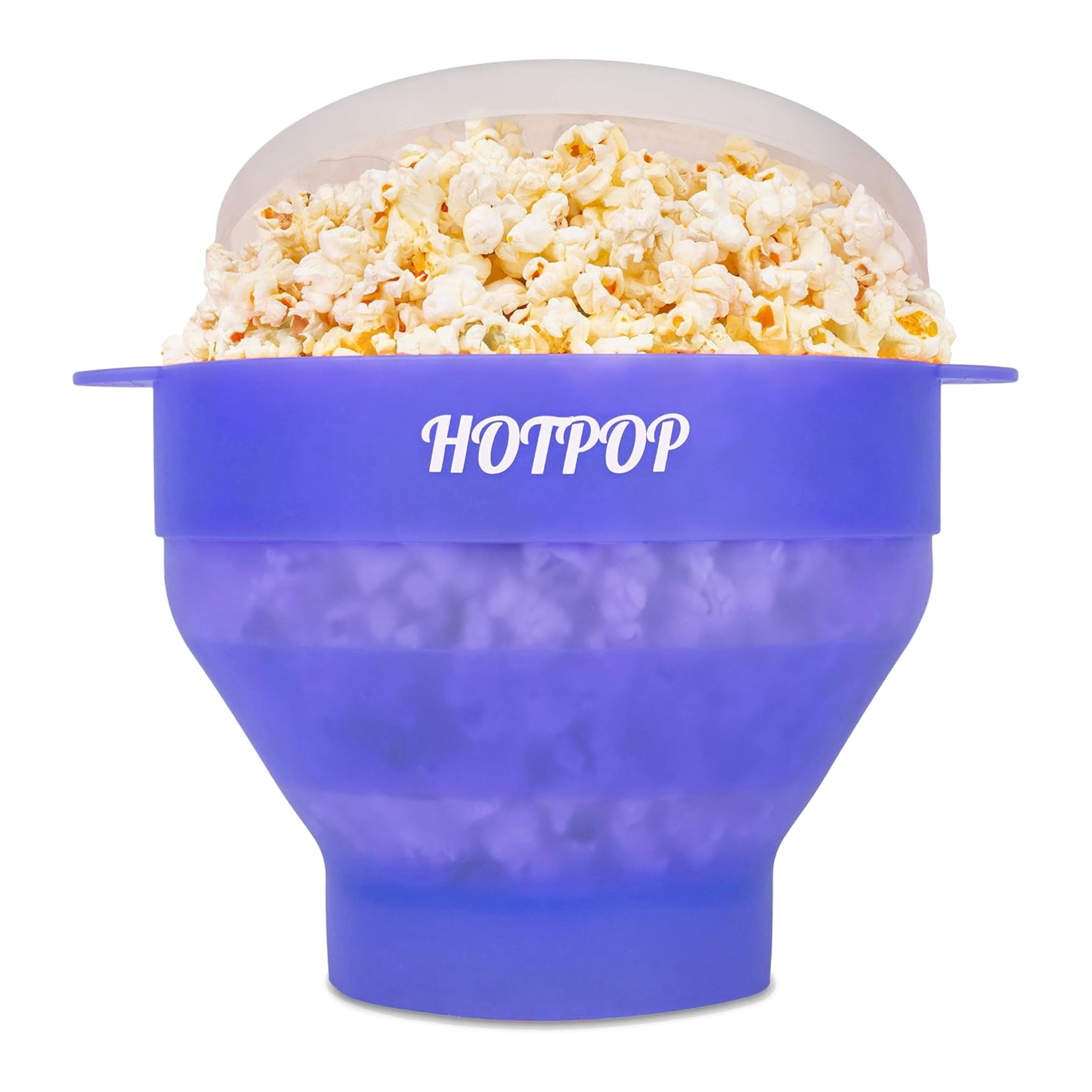 Hotpop palomitero microondas en silicona para palomitas ligeras y rápidas.