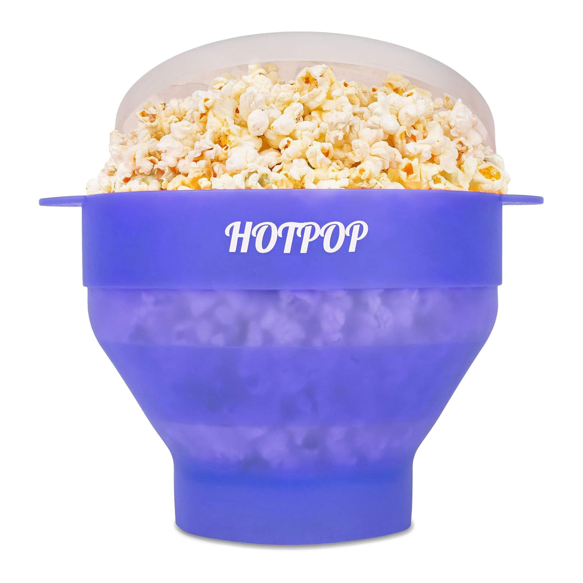 Hotpop palomitero microondas en silicona para palomitas ligeras y rápidas.