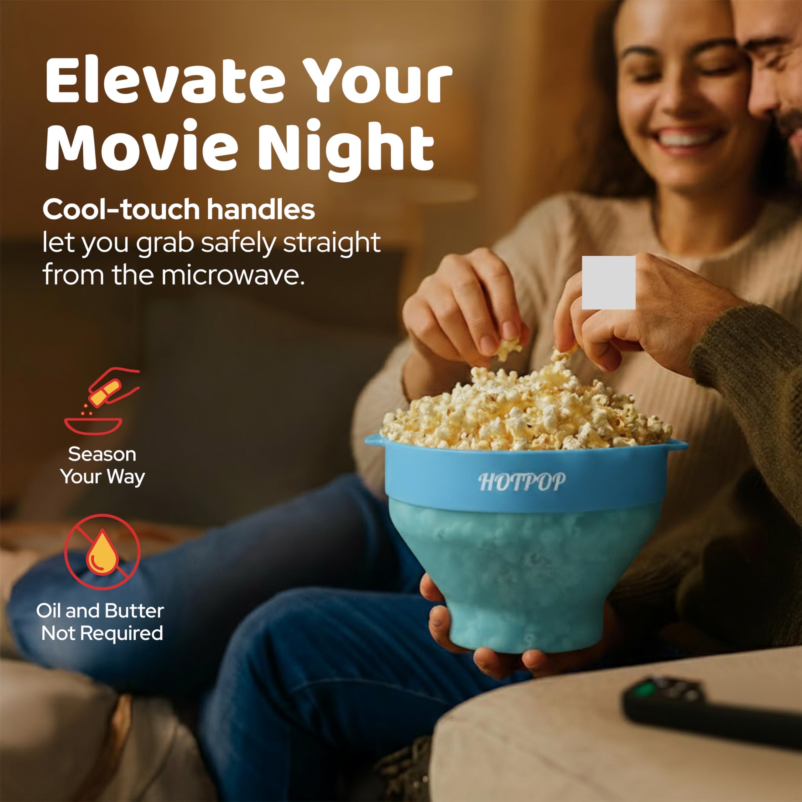 HotPOP palomitero para noche de películas con palomitas frescas