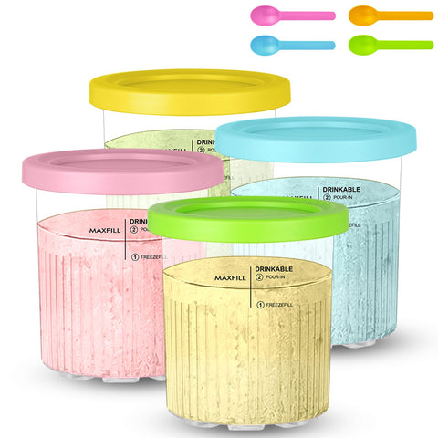 HOTUT Creami Pint 24 oz compatible NC500/NC501 para helados caseros.