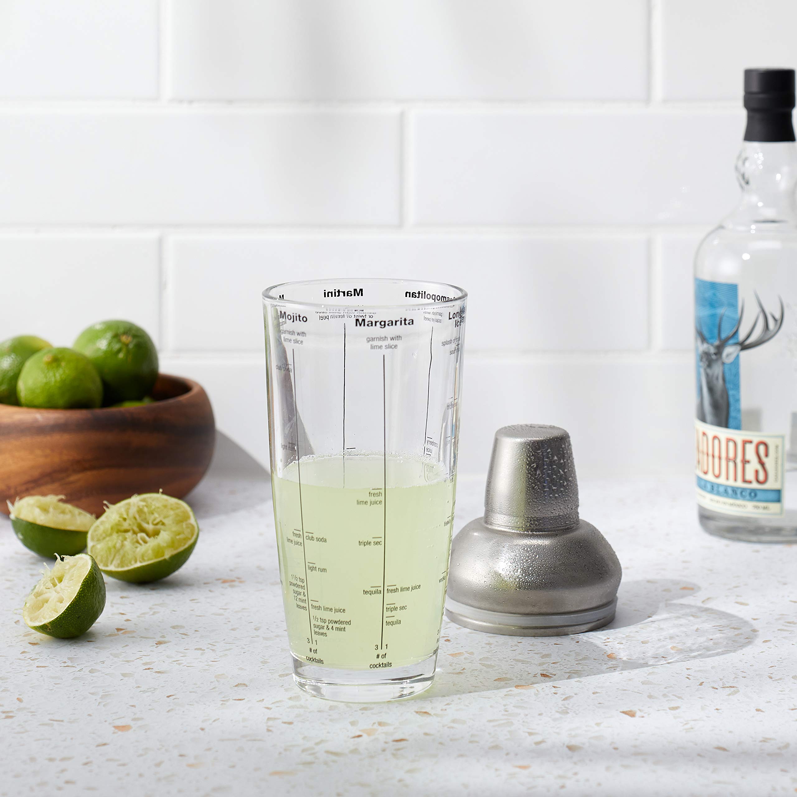 Houdini recetas incluidas para Manhattan, Mojito, Margarita