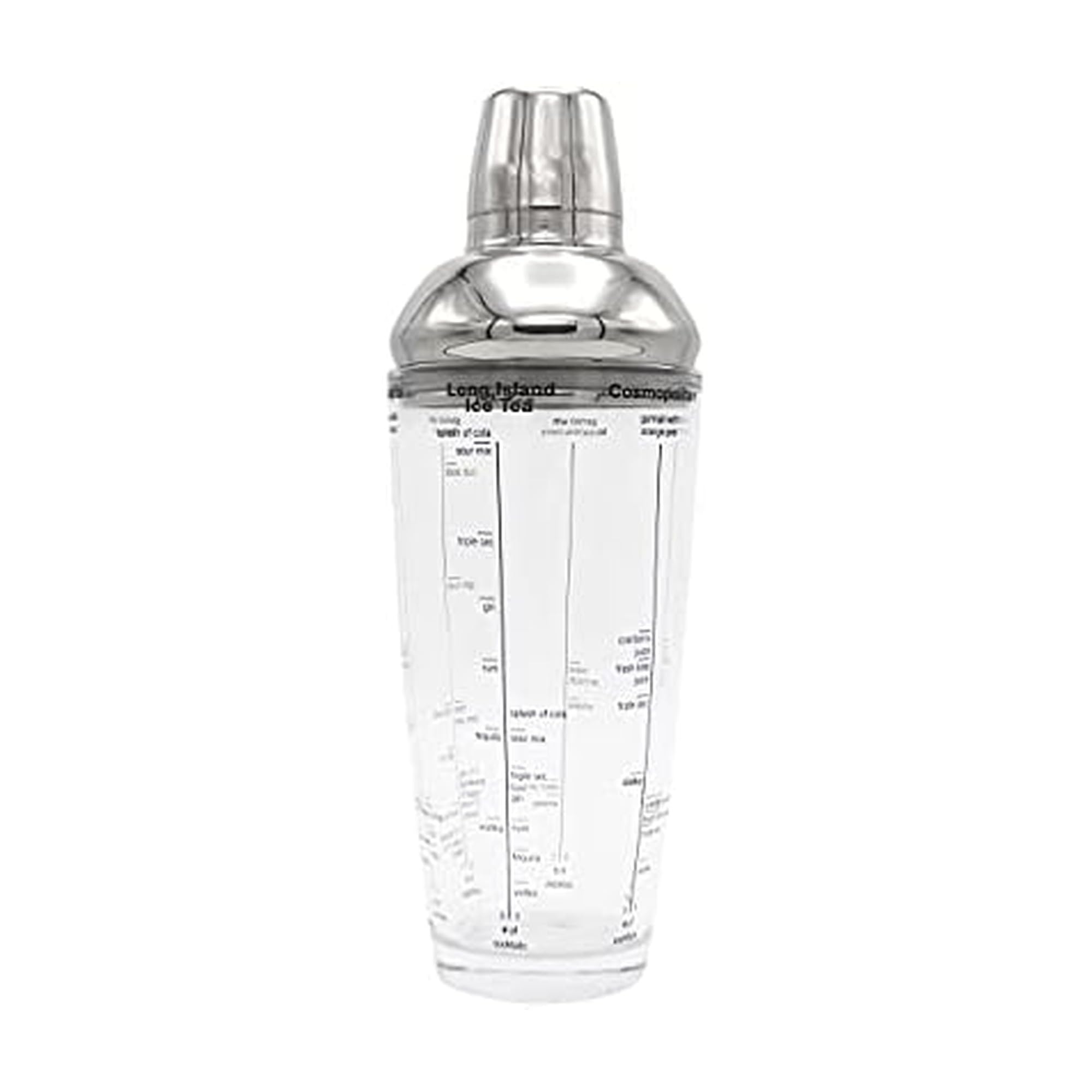 Houdini 24oz vaso de cristal para cócteles con medición clara