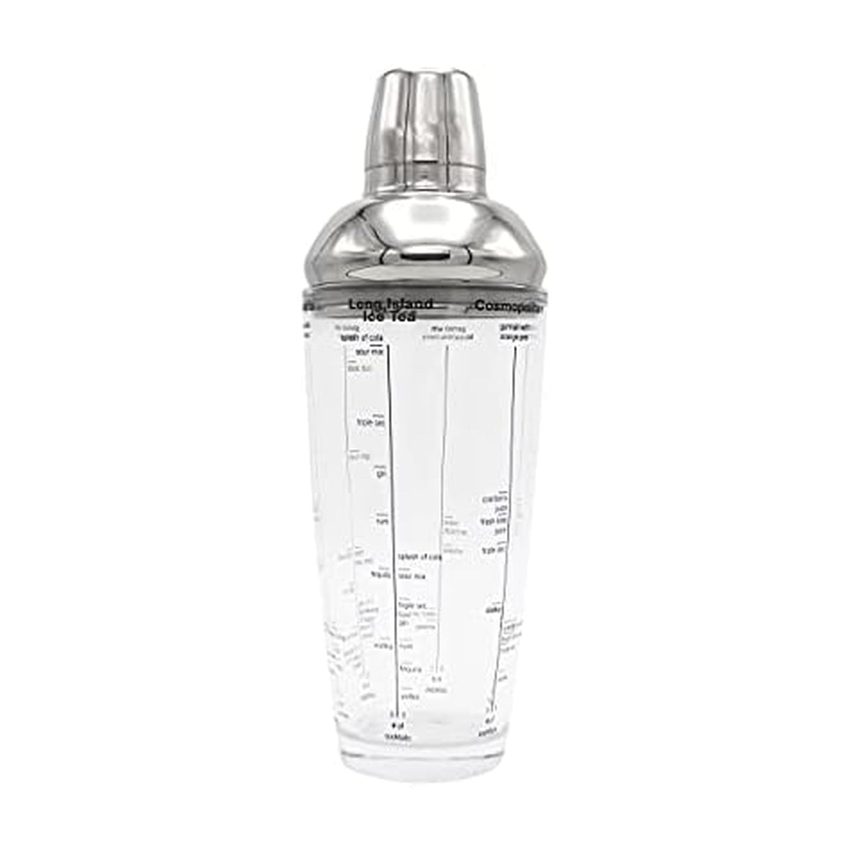 Houdini 24oz vaso de cristal para cócteles con medición clara
