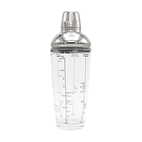Houdini 24oz vaso de cristal para cócteles con medición clara