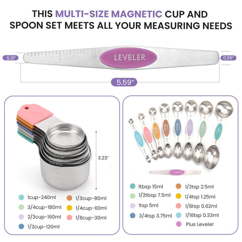 HOUJIP conjunto de medición completo para líquidos y secos