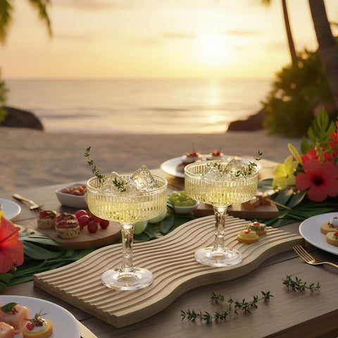 Houmury copa plástico ideal para bodas y celebraciones.