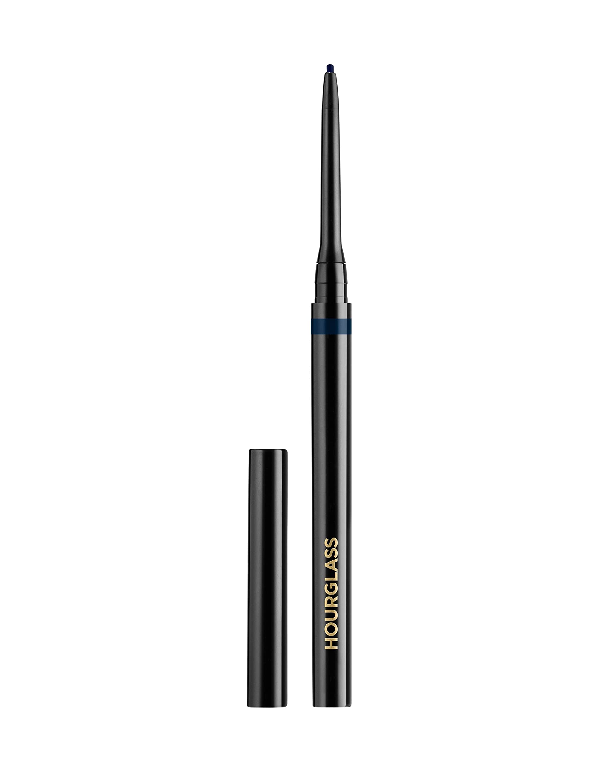 Hourglass oceano-fondo lapiz gel 1.5mm: empaque compacto para delineado preciso.