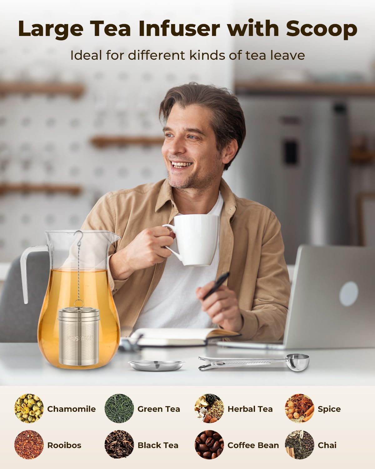 HOUSE AGAIN malla ultra fina para infusiones limpias y aromáticas