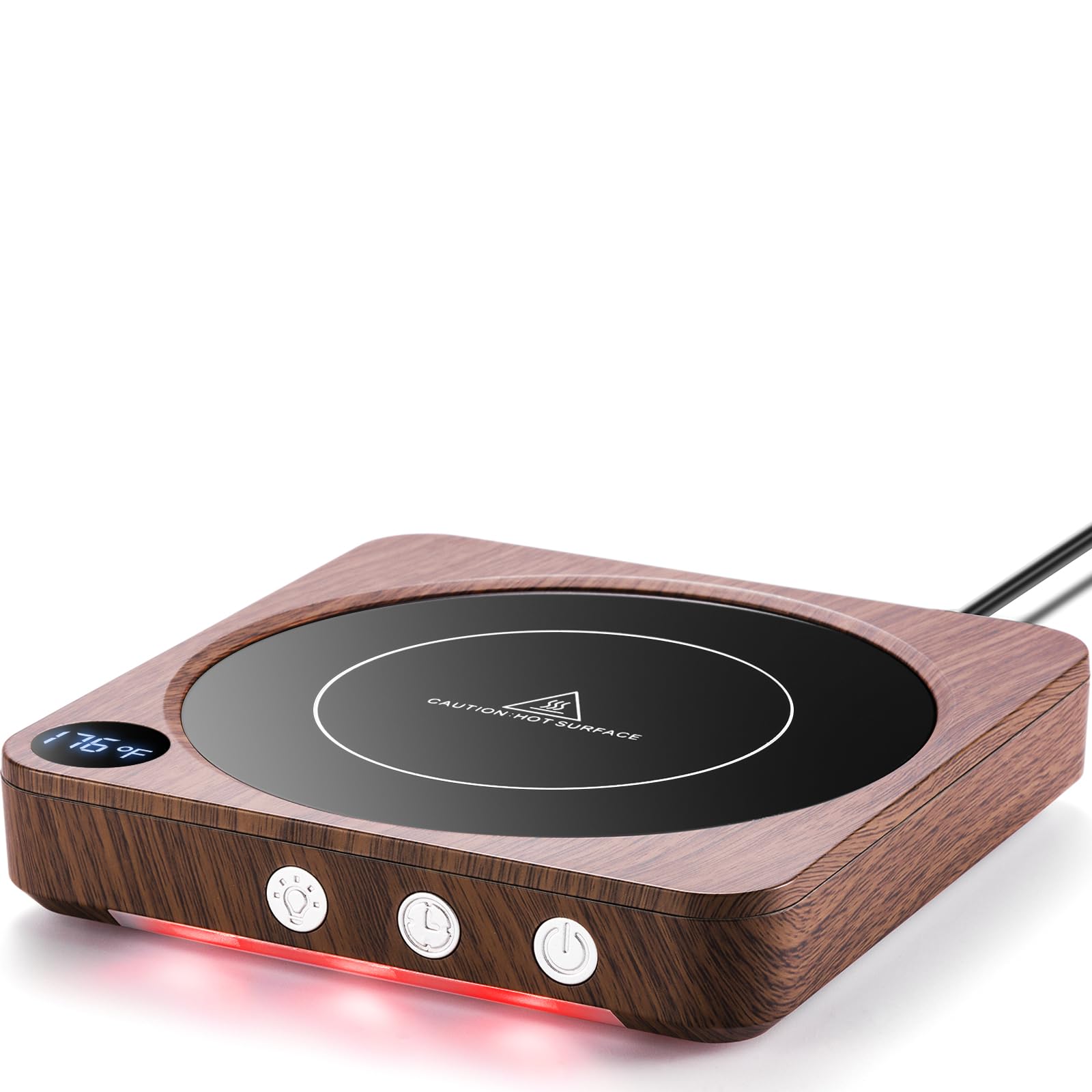 House Gem Mug Warmer con pantalla de temperatura para mantener el café caliente