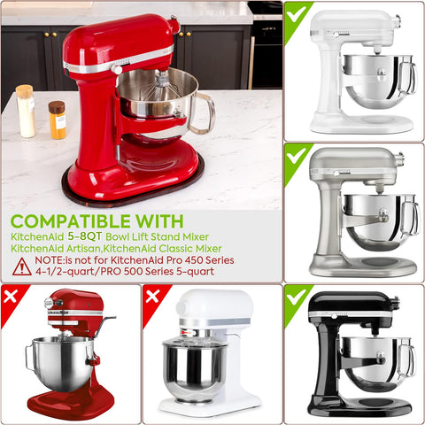HouseJoy deslizadores integrados para mezclar: deslizamiento suave sin levantar.