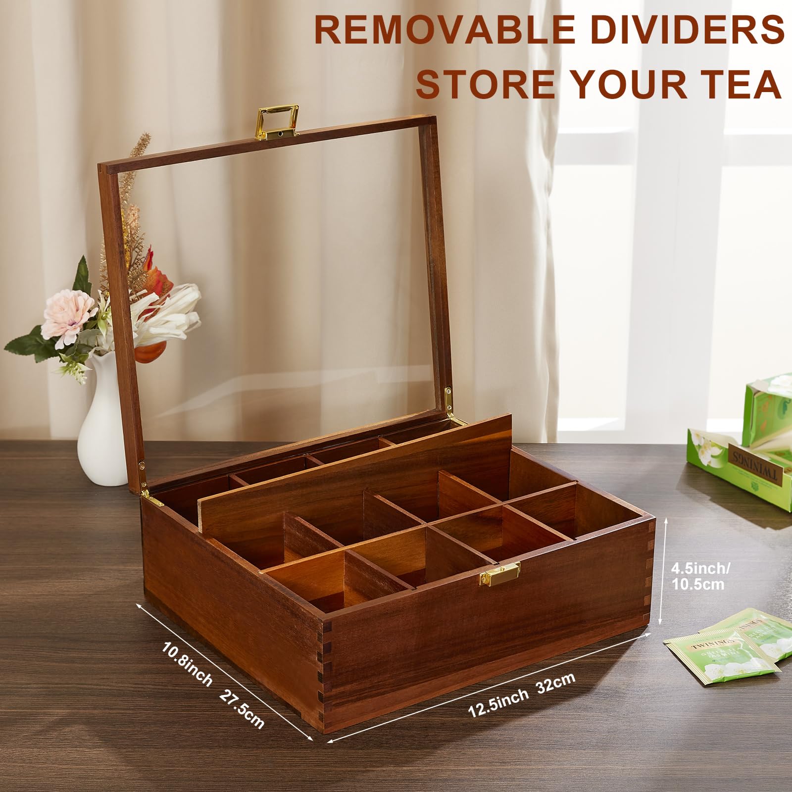 HouseJoy divisores extraíbles permiten clasificar tés diferentes y encontrar el favorito.