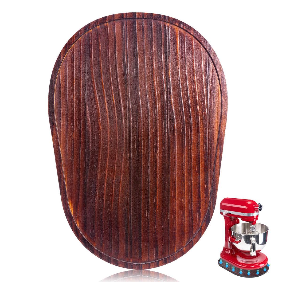 HouseJoy mat de madera para mezclar: protege encimeras y evita arañazos.