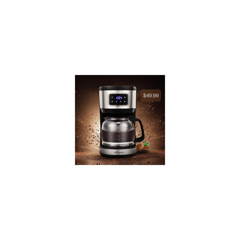 Cafetera HousesAid con pantalla táctil y 12 tazas para uso diario