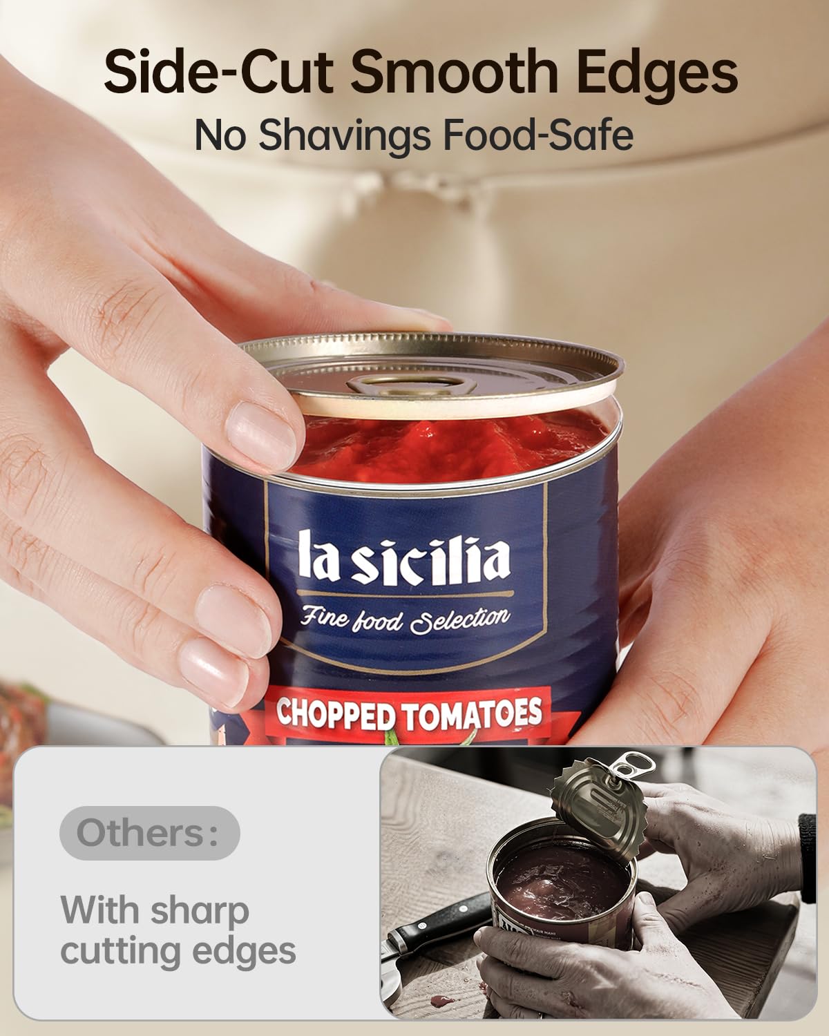 HouseSapp se adapta a diferentes latas, desde atún hasta sopa.