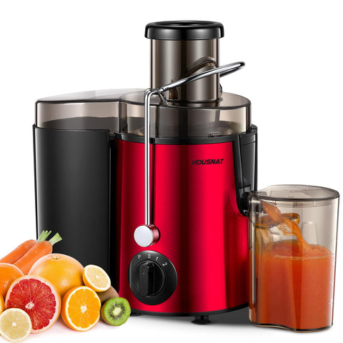HOUSNAT Exprimidor Centrífugo para frutas enteras, jugos frescos y rápidos.