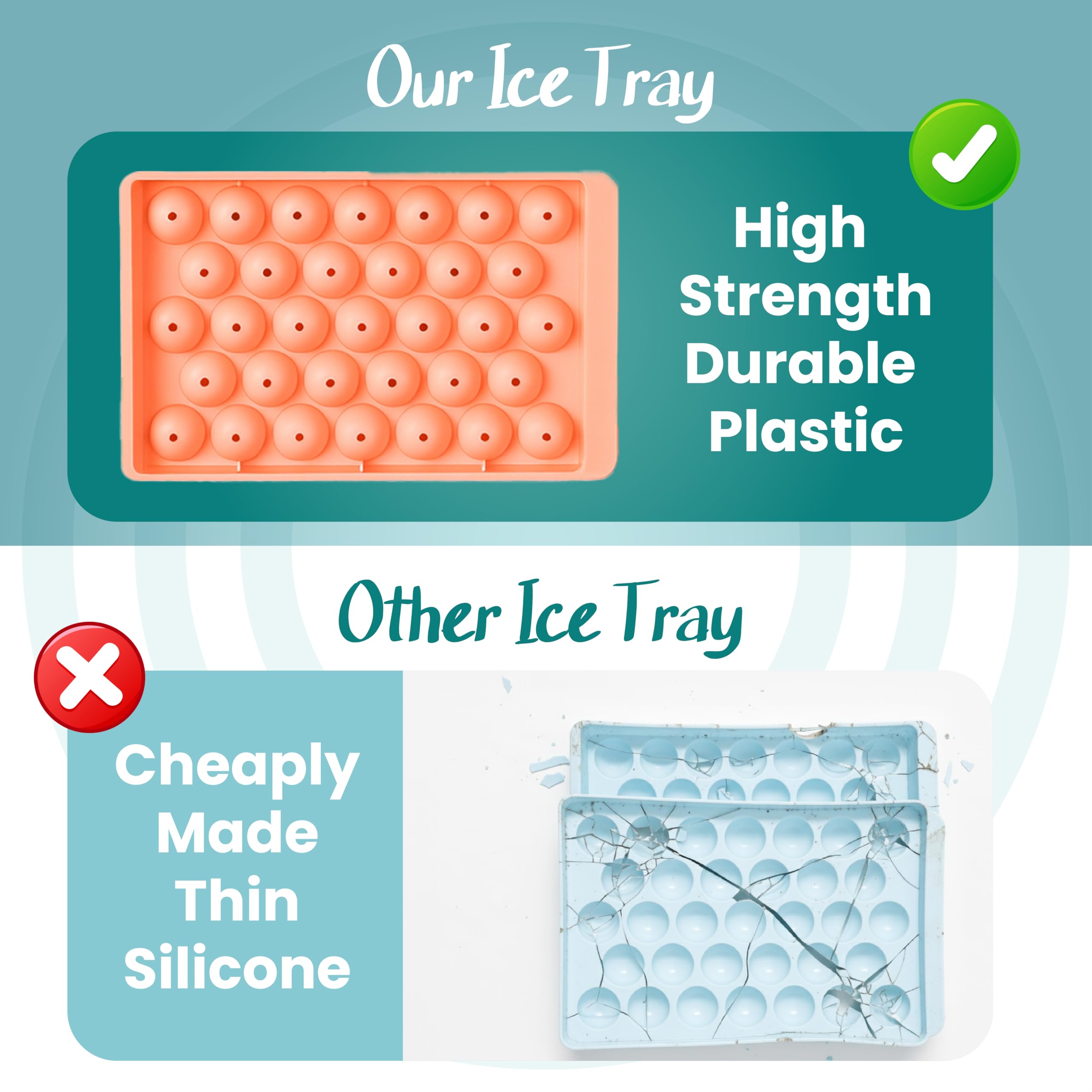 HOUSOLIC kit hielo para congelador mantiene orden y rapidez en eventos.