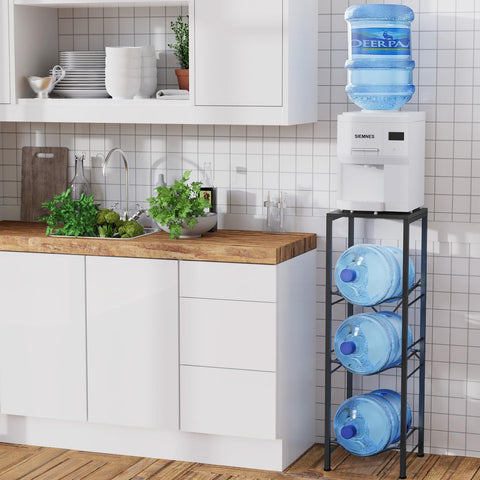 Housolution, estructura portátil para botellas grandes con acceso fácil