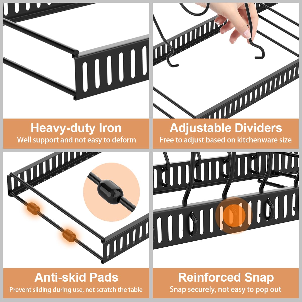 Housolution: dos formas caseras para usar como rack expandible o tapas.