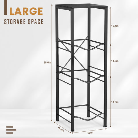 Housolution, estructura de hierro con recubrimiento negro, resistente y durable