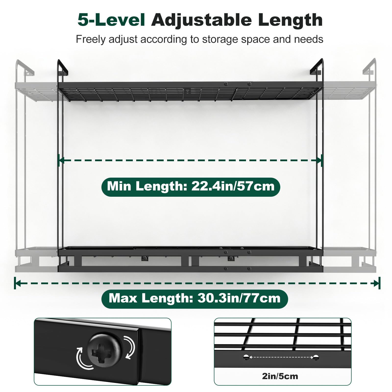 Ganchos verticales Housolution, 12 para utensilios