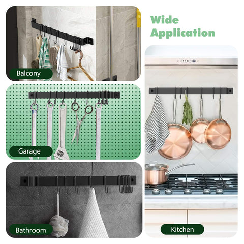 Montaje en pared incluido con hardware de Housolution para instalación sencilla.