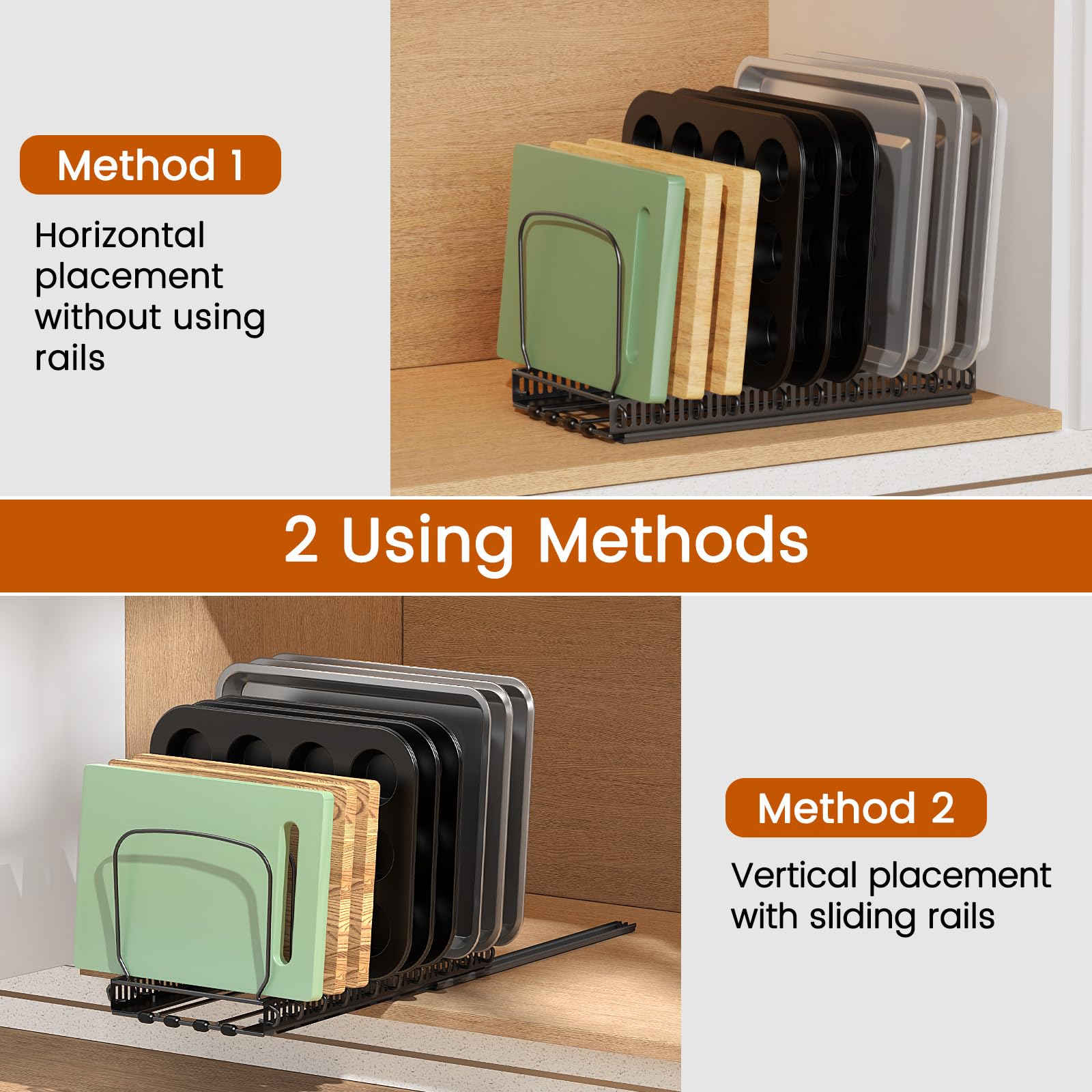 Deslizable de Housolution para acceso rápido a utensilios de cocina