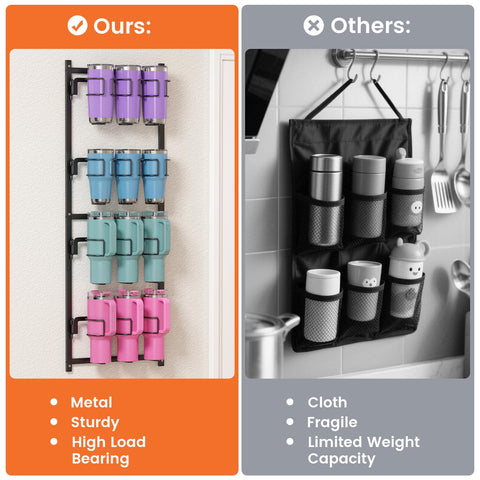 Ranuras para tazas de Housolution evitan deslizamientos y caídas.