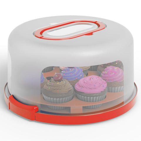 Domo transparente de Houzzkingz USA para exhibir pasteles manteniendo la frescura.