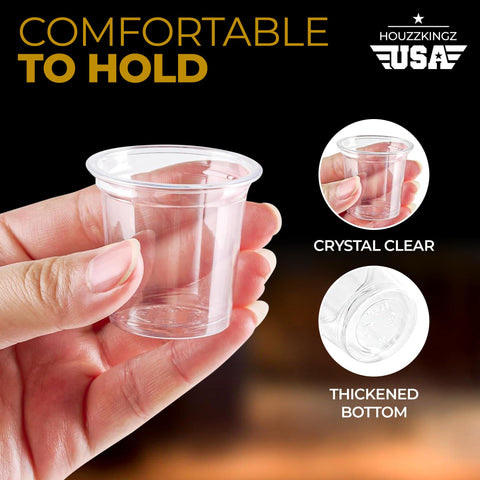 Vasos chupito HouzzKingz usos versátiles para postres o salsas