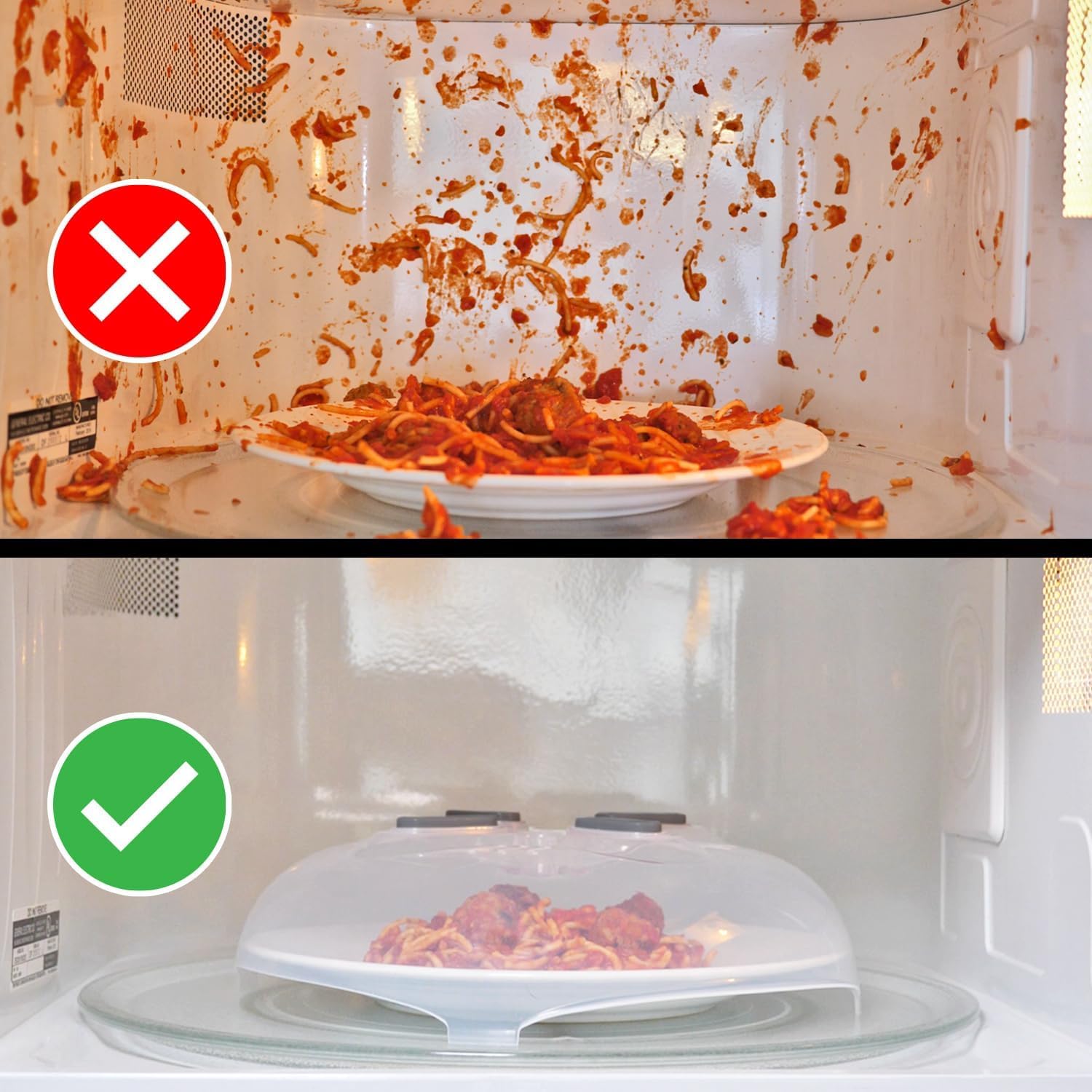 Hover Cover: compatibilidad con microondas de varias marcas populares.