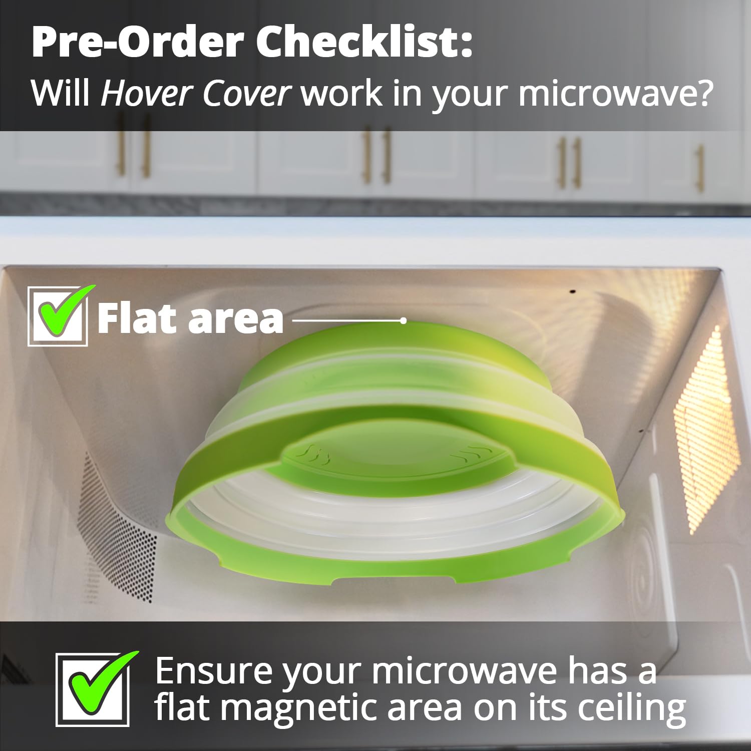 Hover Cover: protección contra salpicaduras para recalentar sin desorden.