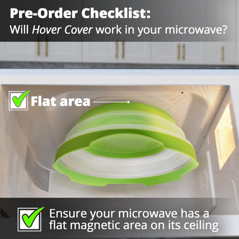 Hover Cover: protección contra salpicaduras para recalentar sin desorden.