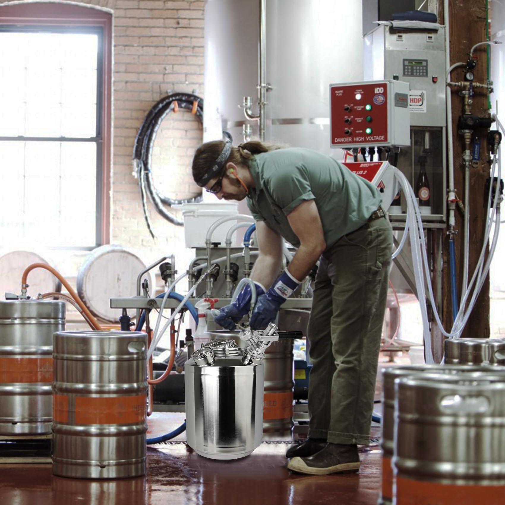 Howaoo kit de limpieza en uso en líneas de cerveza