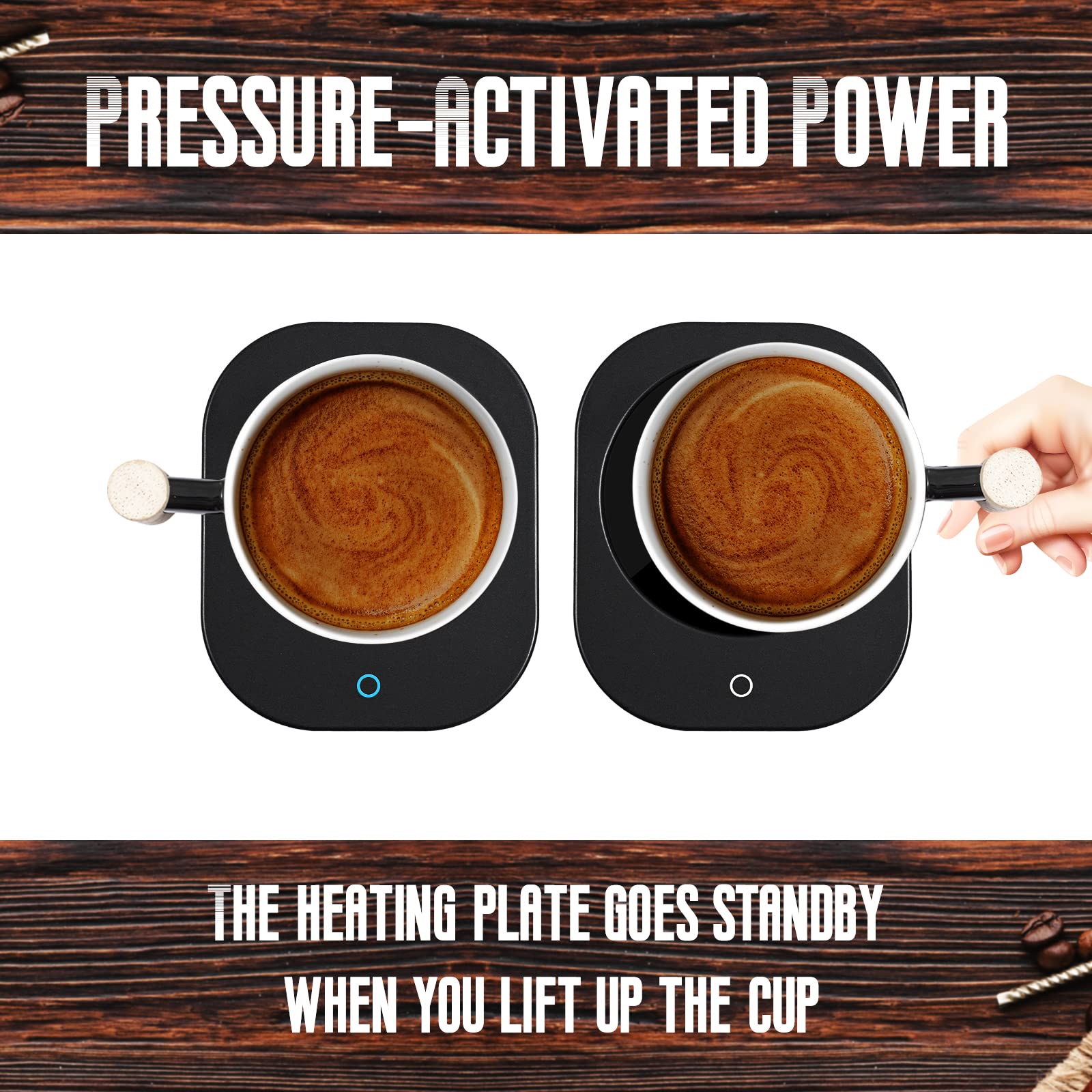 Howay ajuste 60C mantiene cafe caliente sin esfuerzo