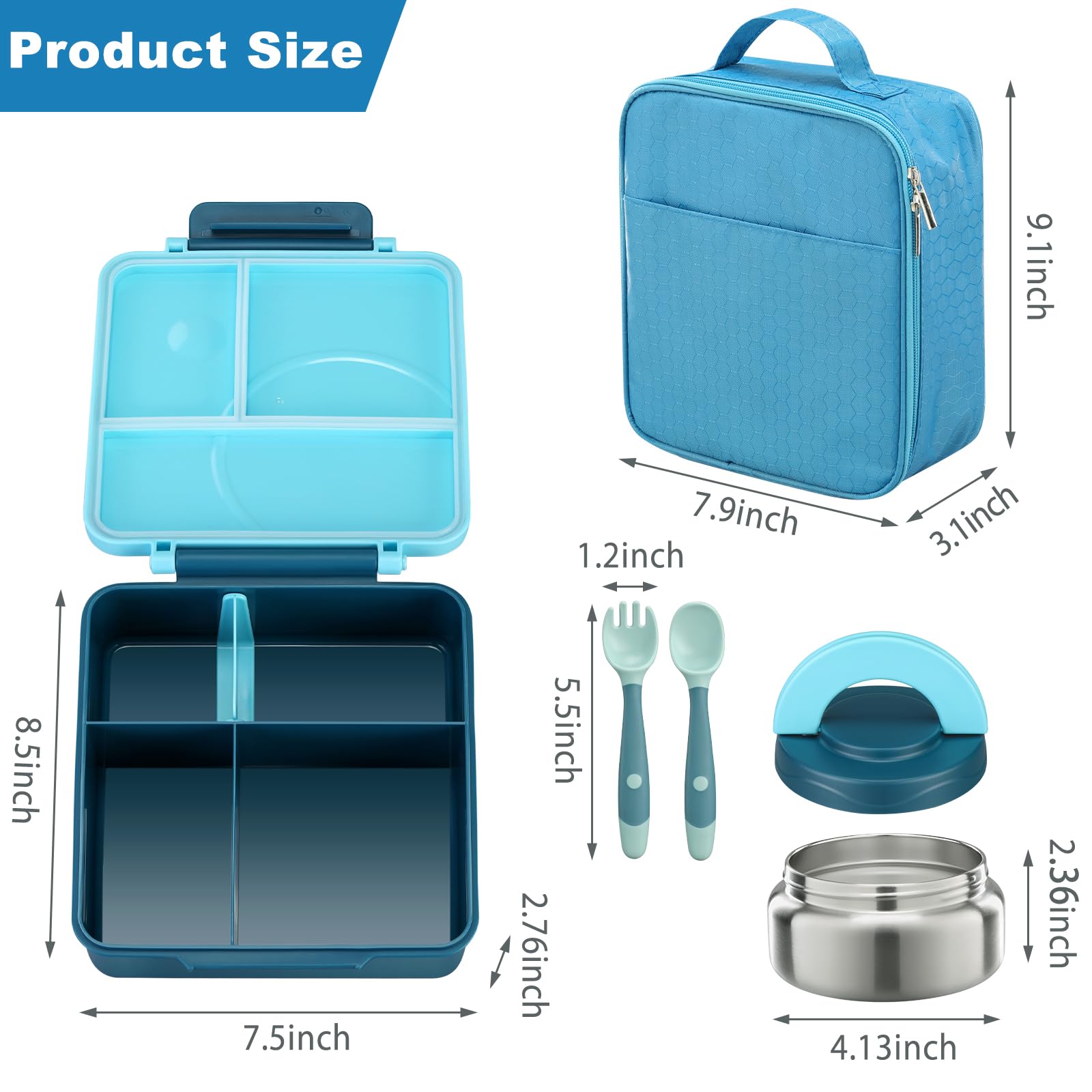 Howeemo apto para microondas y lavavajillas; se recomienda lavar a mano la tapa de silicona azul.