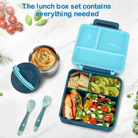 Howeemo bolsa aislante azul facilita transportar comidas y meriendas ordenadas.